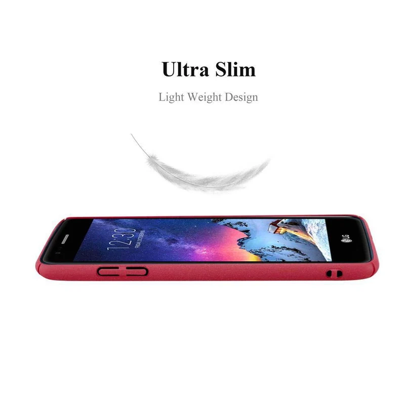 Cadorabo Hülle kompatibel mit LG K8 2017 Hard Case Schutzhülle in Frosted Optik gegen Kratzer und Stöße