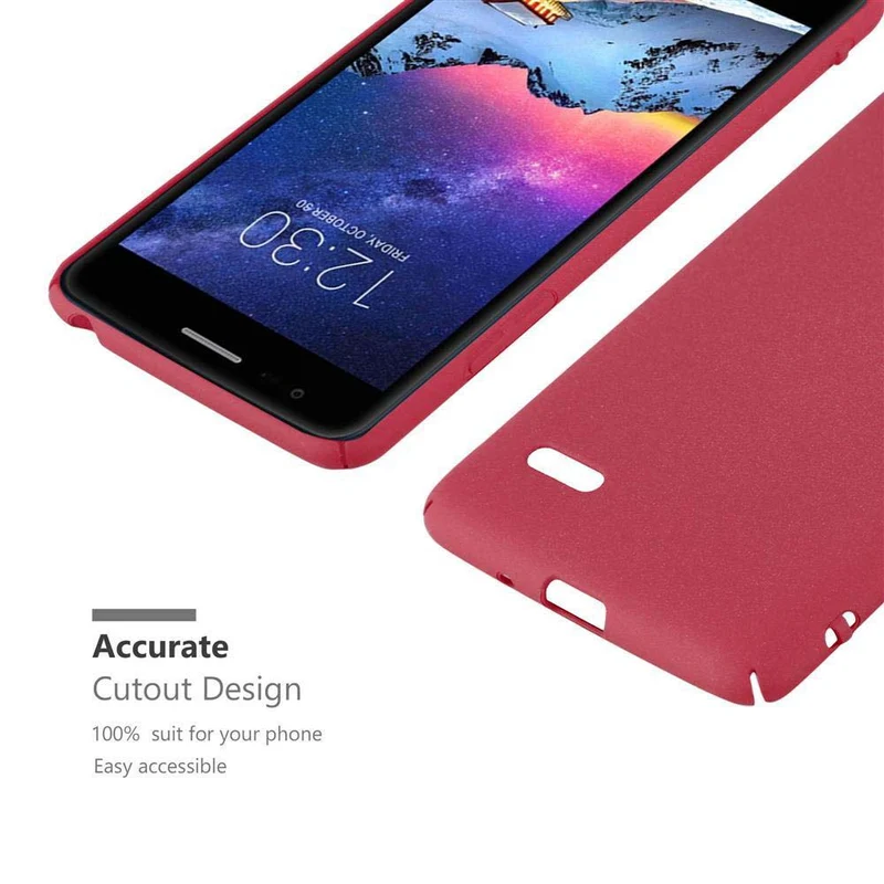 Cadorabo Hülle kompatibel mit LG K8 2017 Hard Case Schutzhülle in Frosted Optik gegen Kratzer und Stöße