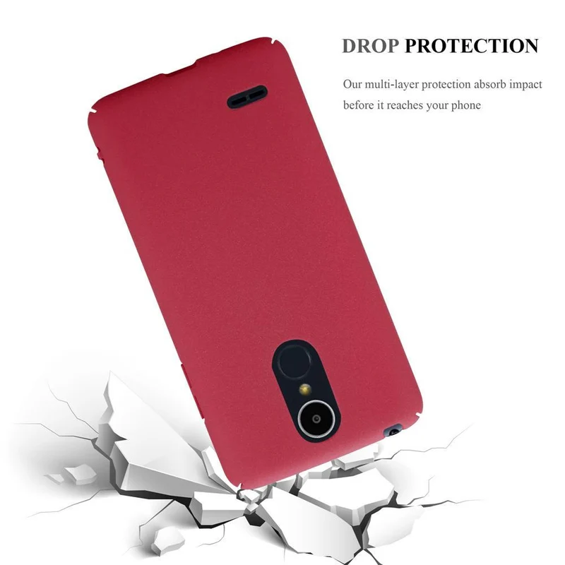 Cadorabo Hülle kompatibel mit LG K8 2017 Hard Case Schutzhülle in Frosted Optik gegen Kratzer und Stöße
