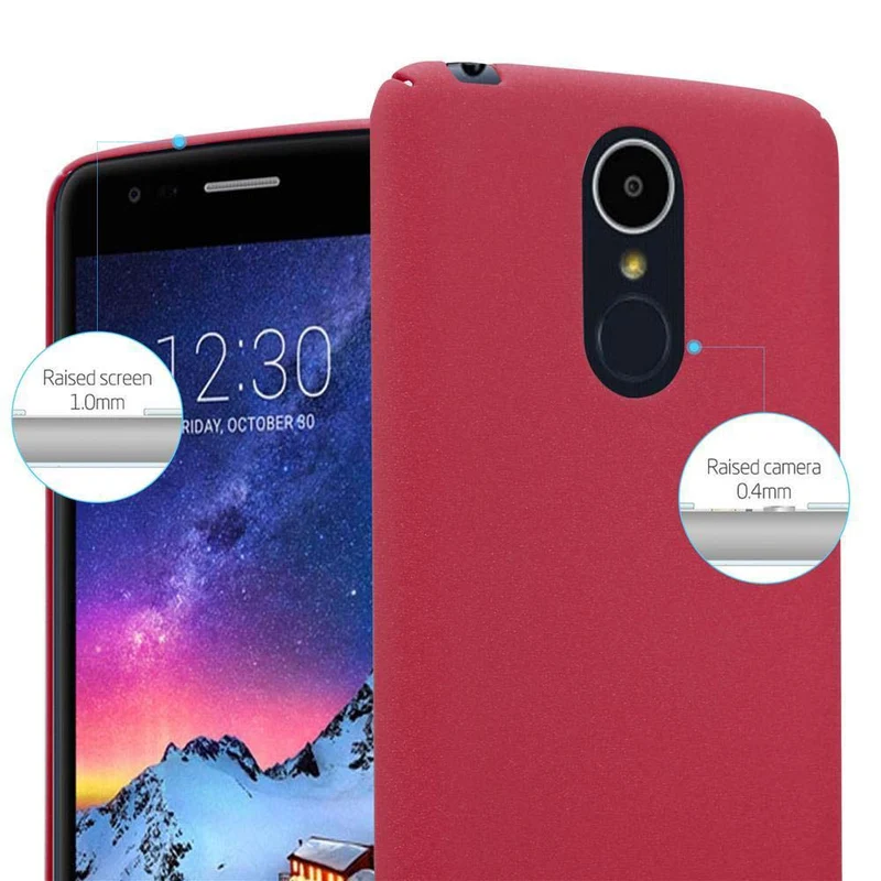 Cadorabo Hülle kompatibel mit LG K8 2017 Hard Case Schutzhülle in Frosted Optik gegen Kratzer und Stöße