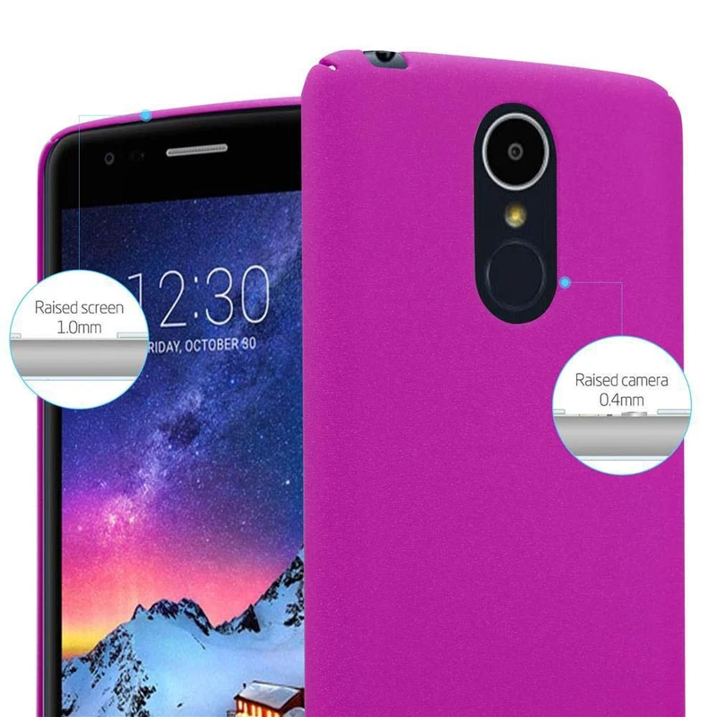 Cadorabo Hülle kompatibel mit LG K8 2017 Hard Case Schutzhülle in Frosted Optik gegen Kratzer und Stöße