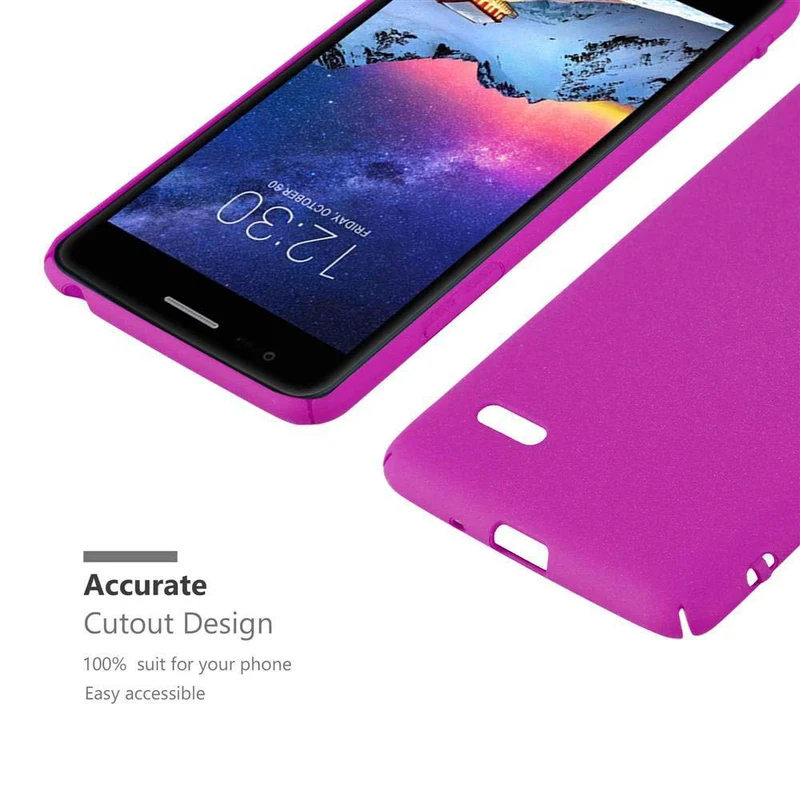 Cadorabo Hülle kompatibel mit LG K8 2017 Hard Case Schutzhülle in Frosted Optik gegen Kratzer und Stöße