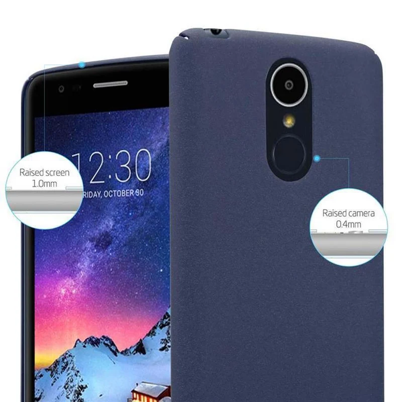 Cadorabo Hülle kompatibel mit LG K8 2017 Hard Case Schutzhülle in Frosted Optik gegen Kratzer und Stöße