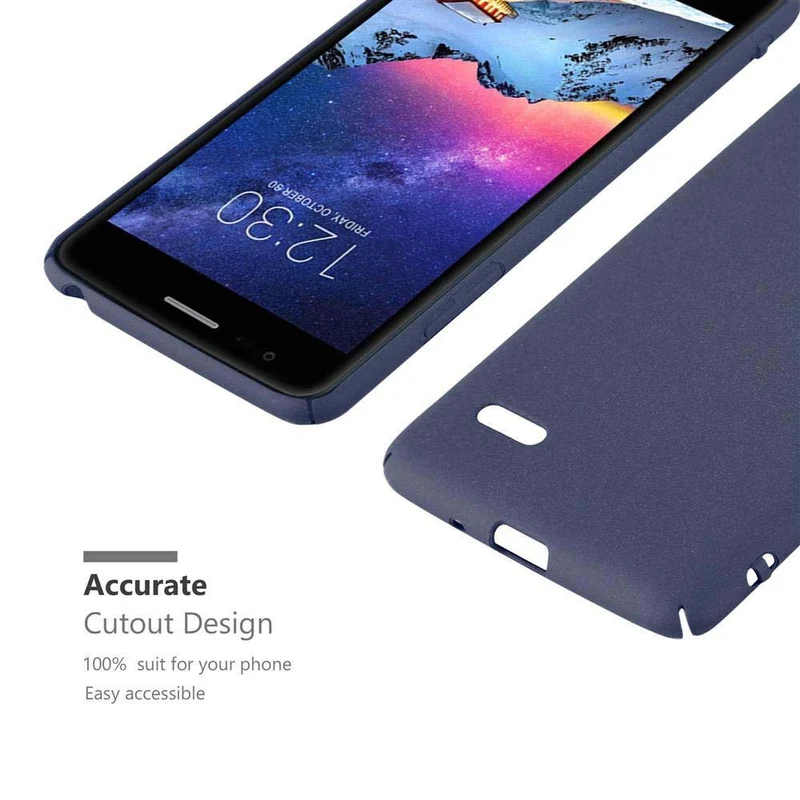 Cadorabo Hülle kompatibel mit LG K8 2017 Hard Case Schutzhülle in Frosted Optik gegen Kratzer und Stöße