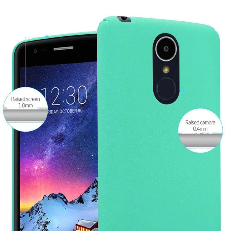 Cadorabo Hülle kompatibel mit LG K8 2017 Hard Case Schutzhülle in Frosted Optik gegen Kratzer und Stöße