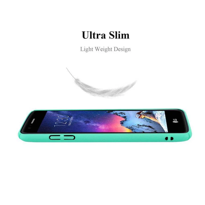 Cadorabo Hülle kompatibel mit LG K8 2017 Hard Case Schutzhülle in Frosted Optik gegen Kratzer und Stöße