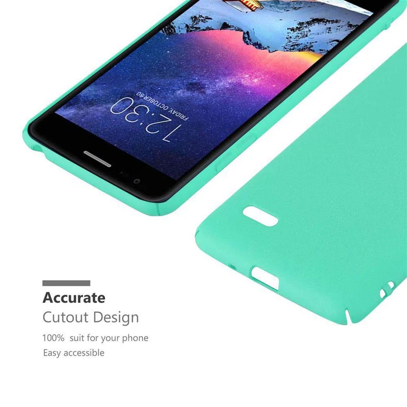 Cadorabo Hülle kompatibel mit LG K8 2017 Hard Case Schutzhülle in Frosted Optik gegen Kratzer und Stöße