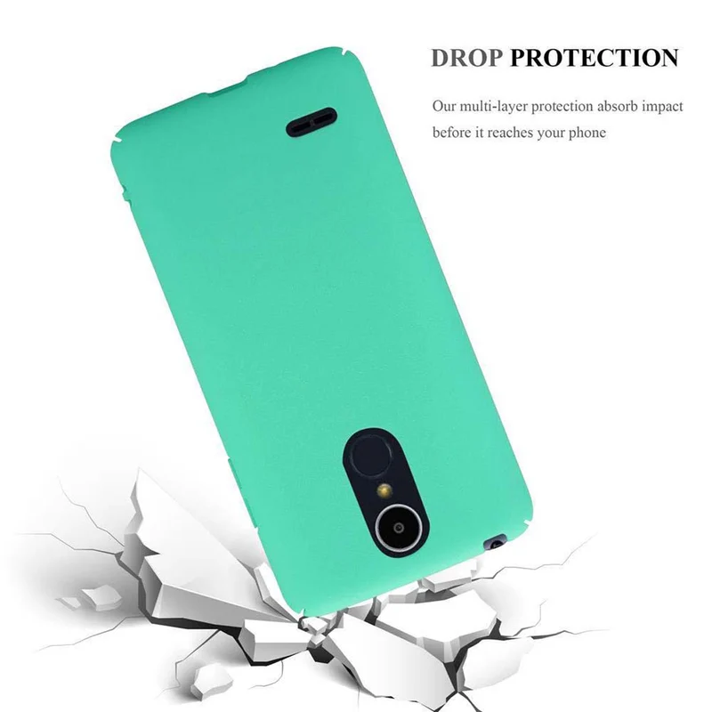 Cadorabo Hülle kompatibel mit LG K8 2017 Hard Case Schutzhülle in Frosted Optik gegen Kratzer und Stöße