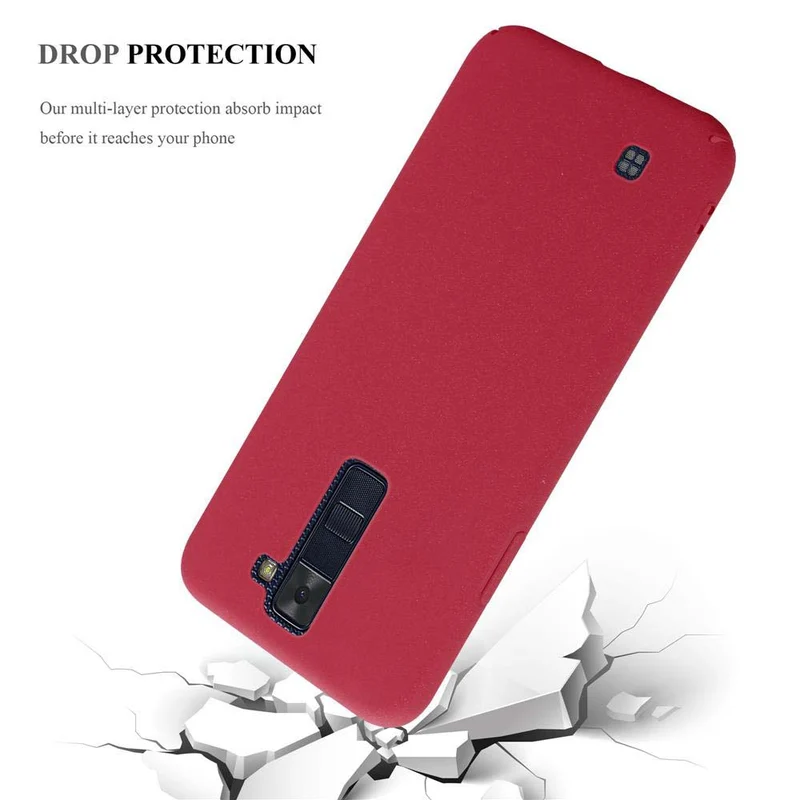 Cadorabo Hülle kompatibel mit LG K8 2016 Hard Case Schutzhülle in Frosted Optik gegen Kratzer und Stöße