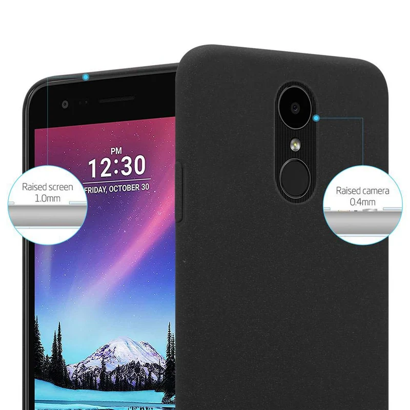 Cadorabo Hülle kompatibel mit LG K4 2017 Hard Case Schutzhülle in Frosted Optik gegen Kratzer und Stöße