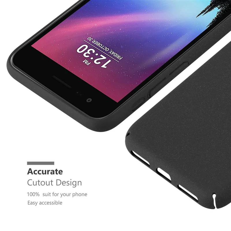 Cadorabo Hülle kompatibel mit LG K4 2017 Hard Case Schutzhülle in Frosted Optik gegen Kratzer und Stöße