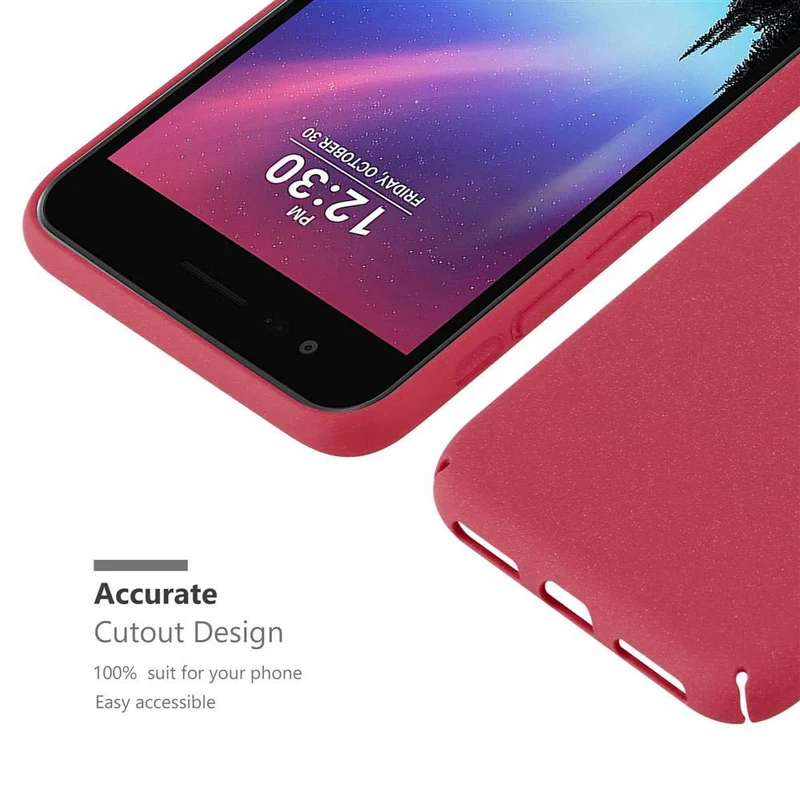 Cadorabo Hülle kompatibel mit LG K4 2017 Hard Case Schutzhülle in Frosted Optik gegen Kratzer und Stöße