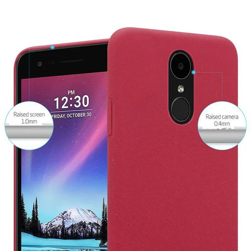 Cadorabo Hülle kompatibel mit LG K4 2017 Hard Case Schutzhülle in Frosted Optik gegen Kratzer und Stöße