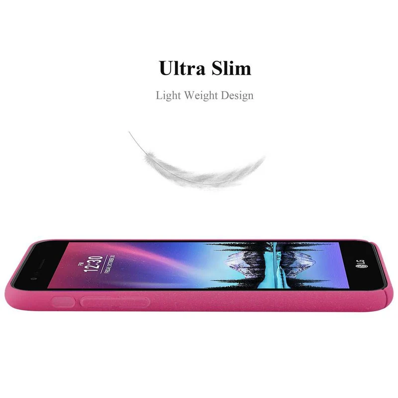 Cadorabo Hülle kompatibel mit LG K4 2017 Hard Case Schutzhülle in Frosted Optik gegen Kratzer und Stöße