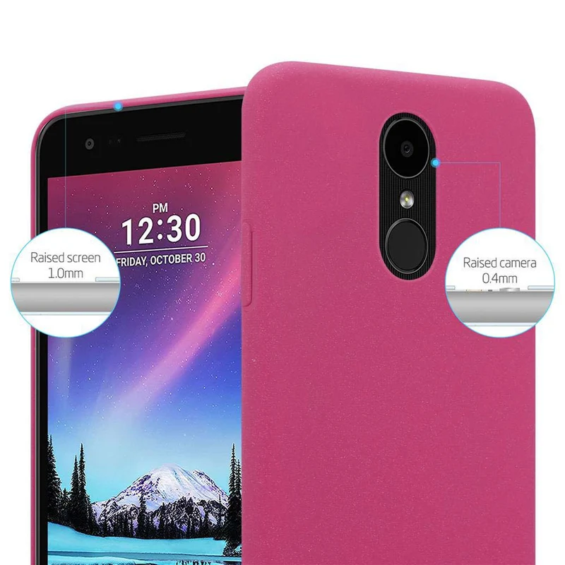 Cadorabo Hülle kompatibel mit LG K4 2017 Hard Case Schutzhülle in Frosted Optik gegen Kratzer und Stöße