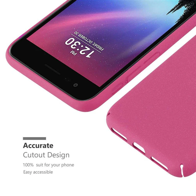Cadorabo Hülle kompatibel mit LG K4 2017 Hard Case Schutzhülle in Frosted Optik gegen Kratzer und Stöße