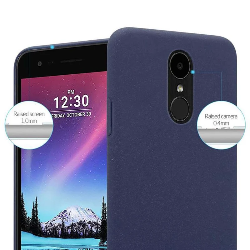 Cadorabo Hülle kompatibel mit LG K4 2017 Hard Case Schutzhülle in Frosted Optik gegen Kratzer und Stöße