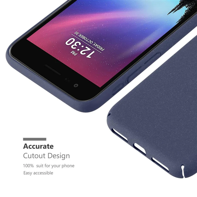 Cadorabo Hülle kompatibel mit LG K4 2017 Hard Case Schutzhülle in Frosted Optik gegen Kratzer und Stöße