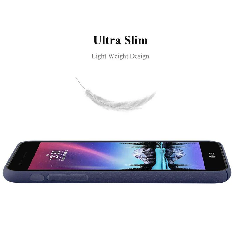 Cadorabo Hülle kompatibel mit LG K4 2017 Hard Case Schutzhülle in Frosted Optik gegen Kratzer und Stöße