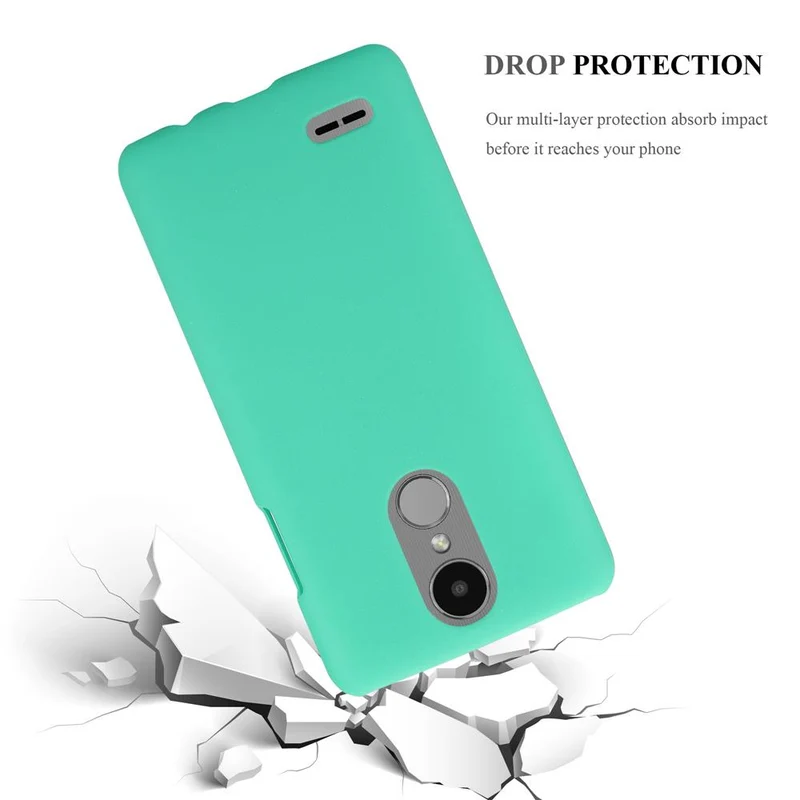 Cadorabo Hülle kompatibel mit LG K4 2017 Hard Case Schutzhülle in Frosted Optik gegen Kratzer und Stöße