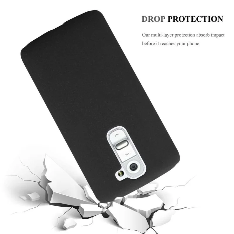 Cadorabo Hülle kompatibel mit LG G2 MINI Hard Case Schutzhülle in Frosted Optik gegen Kratzer und Stöße