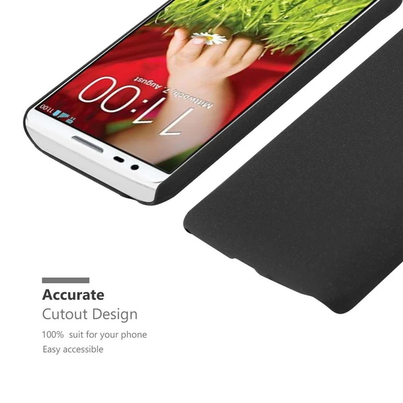 Cadorabo Hülle kompatibel mit LG G2 MINI Hard Case Schutzhülle in Frosted Optik gegen Kratzer und Stöße
