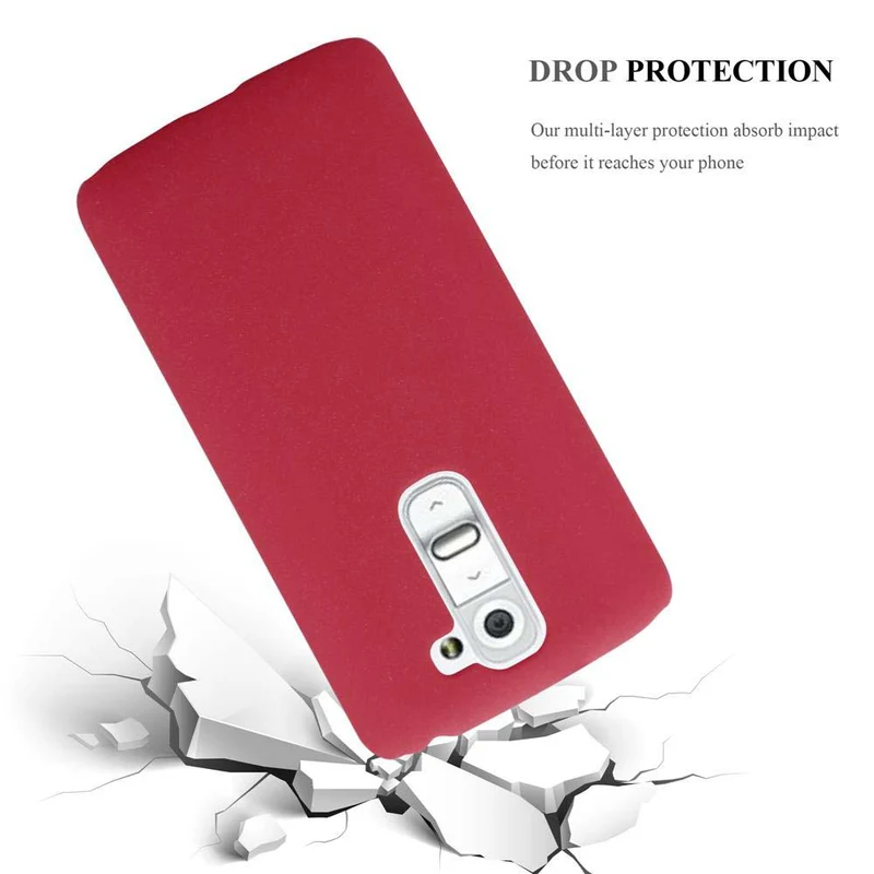 Cadorabo Hülle kompatibel mit LG G2 MINI Hard Case Schutzhülle in Frosted Optik gegen Kratzer und Stöße