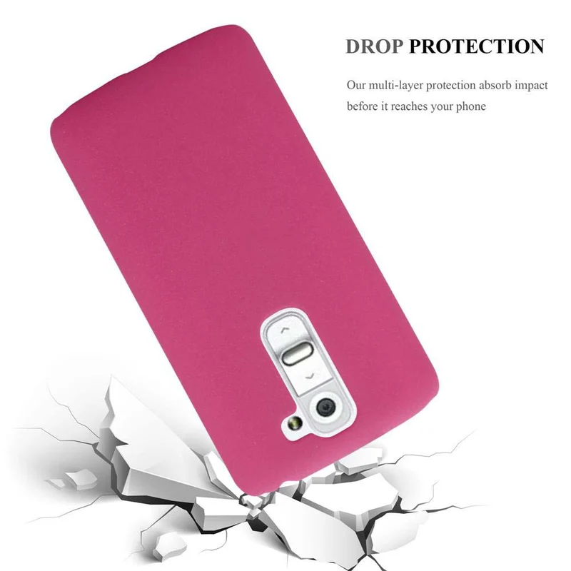 Cadorabo Hülle kompatibel mit LG G2 MINI Hard Case Schutzhülle in Frosted Optik gegen Kratzer und Stöße