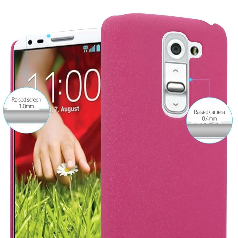 Cadorabo Hülle kompatibel mit LG G2 MINI Hard Case Schutzhülle in Frosted Optik gegen Kratzer und Stöße