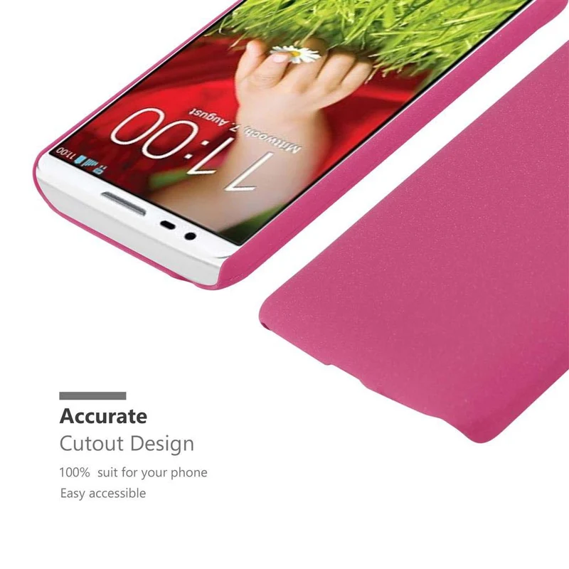 Cadorabo Hülle kompatibel mit LG G2 MINI Hard Case Schutzhülle in Frosted Optik gegen Kratzer und Stöße