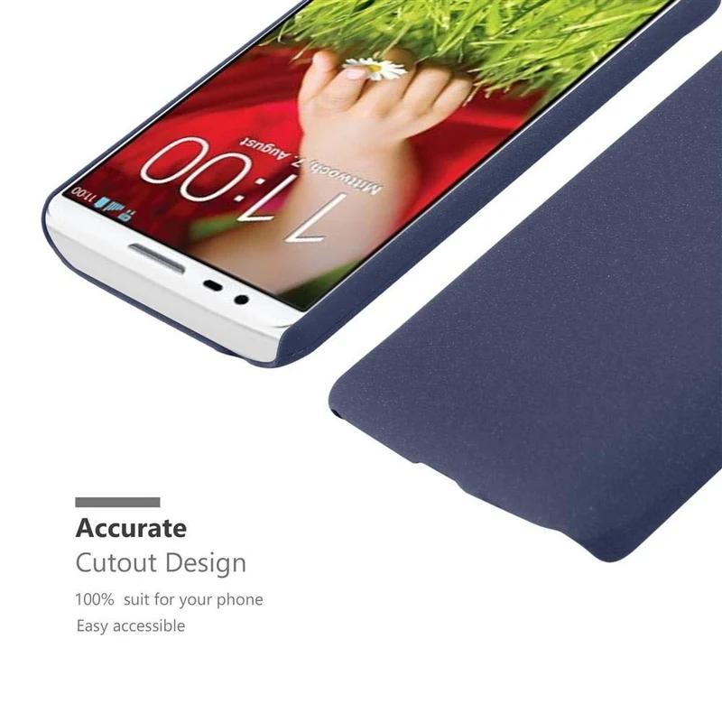 Cadorabo Hülle kompatibel mit LG G2 MINI Hard Case Schutzhülle in Frosted Optik gegen Kratzer und Stöße