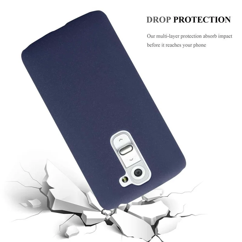 Cadorabo Hülle kompatibel mit LG G2 MINI Hard Case Schutzhülle in Frosted Optik gegen Kratzer und Stöße