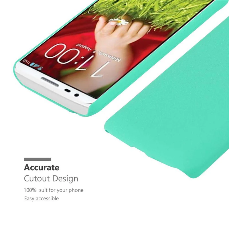 Cadorabo Hülle kompatibel mit LG G2 MINI Hard Case Schutzhülle in Frosted Optik gegen Kratzer und Stöße