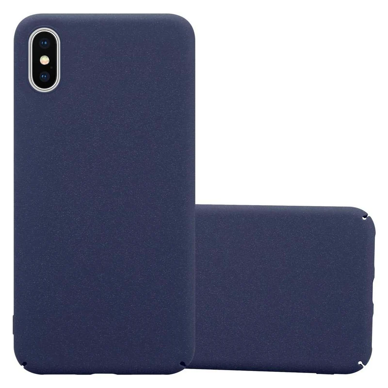 Cadorabo Hülle kompatibel mit Apple iPhone X / XS Hard Case Schutzhülle in Frosted Optik gegen Kratzer und Stöße