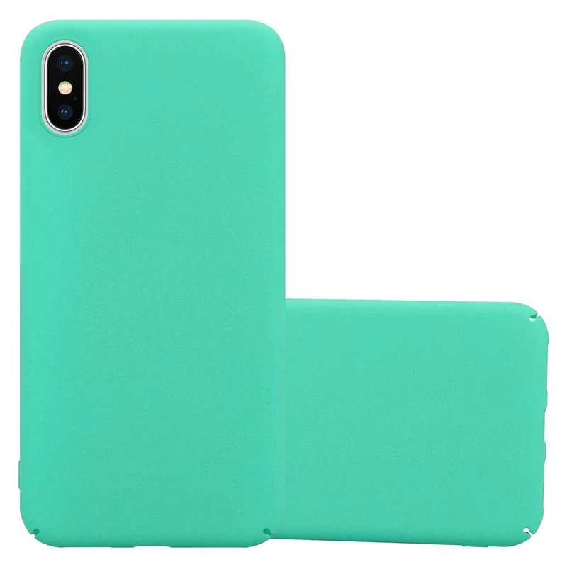 Cadorabo Hülle kompatibel mit Apple iPhone X / XS Hard Case Schutzhülle in Frosted Optik gegen Kratzer und Stöße