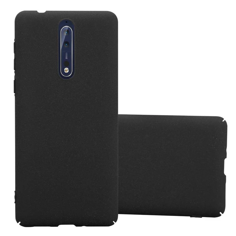 Cadorabo Hülle kompatibel mit Nokia 8 2017 Hard Case Schutzhülle in Frosted Optik gegen Kratzer und Stöße