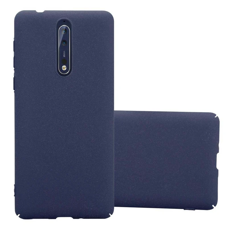 Cadorabo Hülle kompatibel mit Nokia 8 2017 Hard Case Schutzhülle in Frosted Optik gegen Kratzer und Stöße
