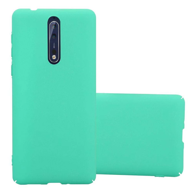 Cadorabo Hülle kompatibel mit Nokia 8 2017 Hard Case Schutzhülle in Frosted Optik gegen Kratzer und Stöße
