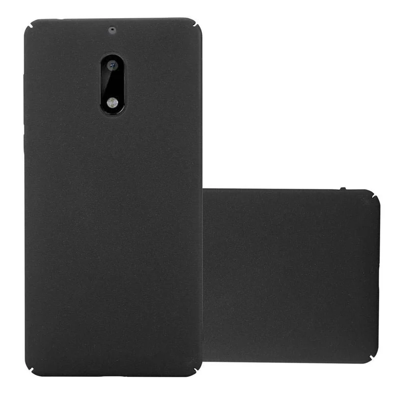 Cadorabo Hülle kompatibel mit Nokia 6 2017 Hard Case Schutzhülle in Frosted Optik gegen Kratzer und Stöße