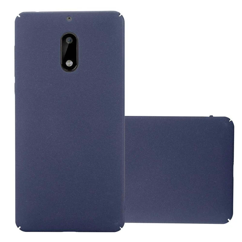 Cadorabo Hülle kompatibel mit Nokia 6 2017 Hard Case Schutzhülle in Frosted Optik gegen Kratzer und Stöße