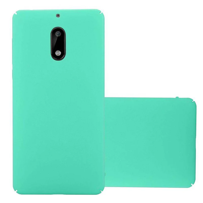Cadorabo Hülle kompatibel mit Nokia 6 2017 Hard Case Schutzhülle in Frosted Optik gegen Kratzer und Stöße