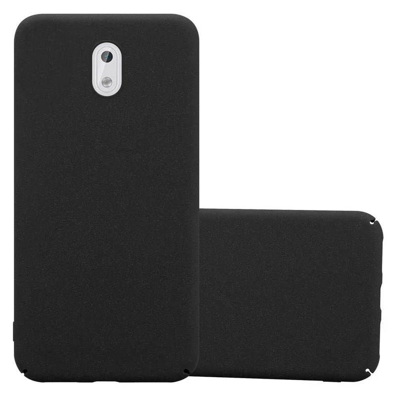 Cadorabo Hülle kompatibel mit Nokia 3 2017 Hard Case Schutzhülle in Frosted Optik gegen Kratzer und Stöße