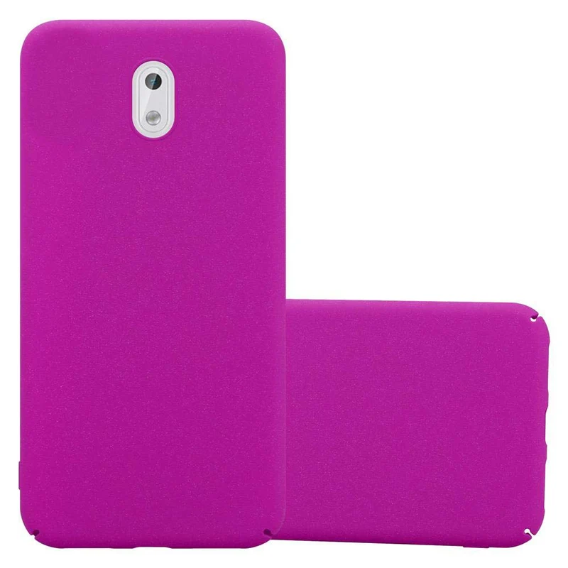 Cadorabo Hülle kompatibel mit Nokia 3 2017 Hard Case Schutzhülle in Frosted Optik gegen Kratzer und Stöße