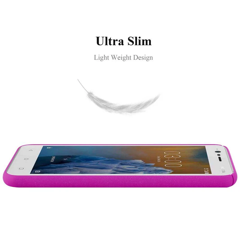 Cadorabo Hülle kompatibel mit Nokia 3 2017 Hard Case Schutzhülle in Frosted Optik gegen Kratzer und Stöße