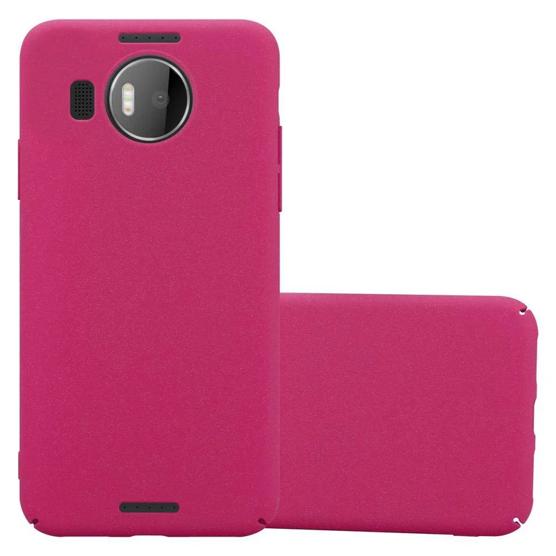 Cadorabo Hülle kompatibel mit Nokia Lumia 950 XL Hard Case Schutzhülle in Frosted Optik gegen Kratzer und Stöße