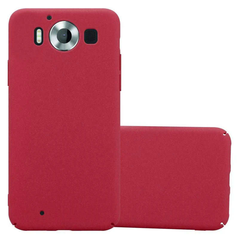 Cadorabo Hülle kompatibel mit Nokia Lumia 950 Hard Case Schutzhülle in Frosted Optik gegen Kratzer und Stöße