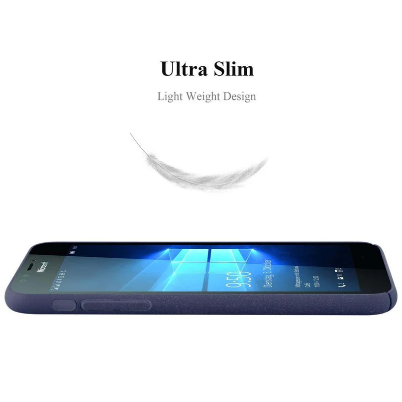 Cadorabo Hülle kompatibel mit Nokia Lumia 950 Hard Case Schutzhülle in Frosted Optik gegen Kratzer und Stöße