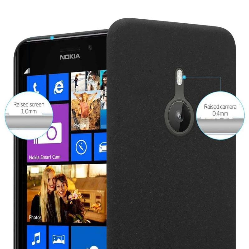 Cadorabo Hülle kompatibel mit Nokia Lumia 925 Hard Case Schutzhülle in Frosted Optik gegen Kratzer und Stöße