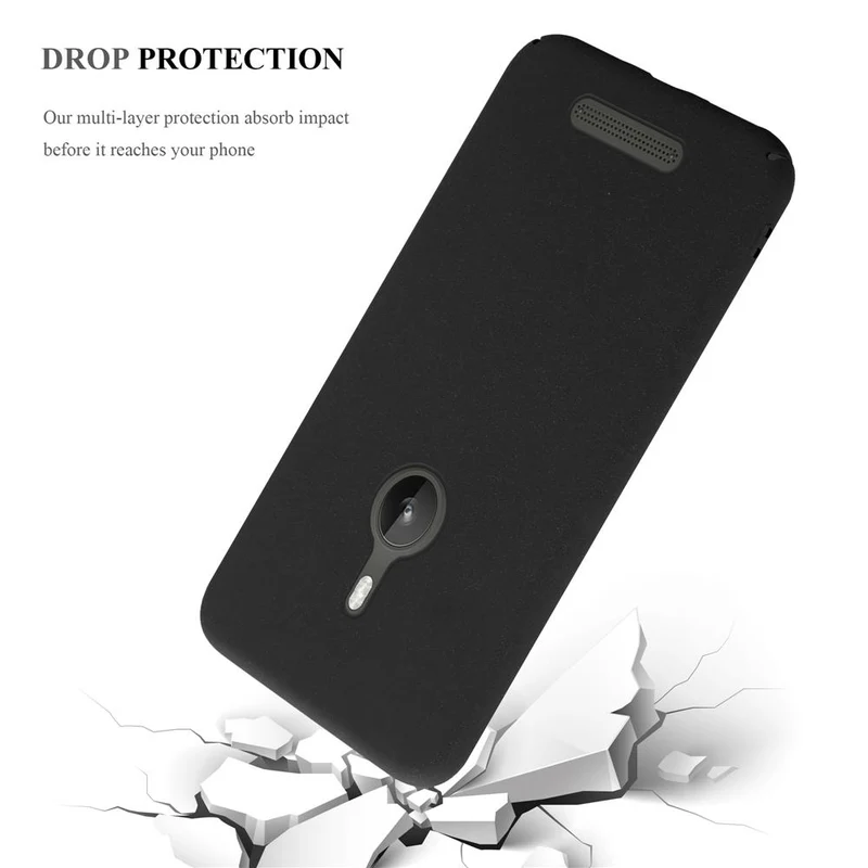 Cadorabo Hülle kompatibel mit Nokia Lumia 925 Hard Case Schutzhülle in Frosted Optik gegen Kratzer und Stöße