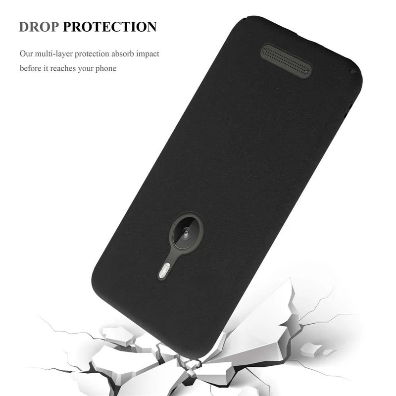 Cadorabo Hülle kompatibel mit Nokia Lumia 925 Hard Case Schutzhülle in Frosted Optik gegen Kratzer und Stöße